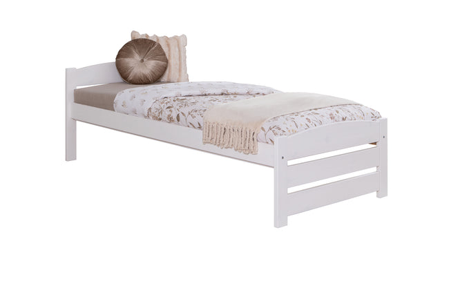 Stauraumbett Seniorenbett "Loni" 90x200 Kiefer massiv