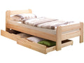 Einzelbett "Bert" 90x200 Kiefer massiv - TiCAA Kindermöbel