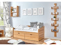 Sofabett MINI "Micki" 80x160 Buche massiv Komplett-Set - mit 2er Schubkasten - inkl. Matratze