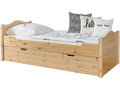 Einzelbett "Leni" 90x200 Kiefer massiv- mit 2er Schubkästen - TiCAA Kindermöbel