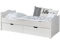 Einzelbett "Leni" 90x200 Kiefer massiv- mit 2er Schubkästen - TiCAA Kindermöbel