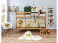 Etagenbett "Erni" Country 90x200 Buche massiv Natur