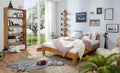 Einzelbett Futonbett "Luis" 140x200 Eiche massiv