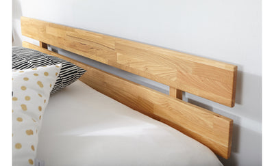 Einzelbett Futonbett "Luis" 140x200 Eiche massiv