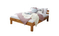 Einzelbett Futonbett "Luis" 140x200 Eiche massiv