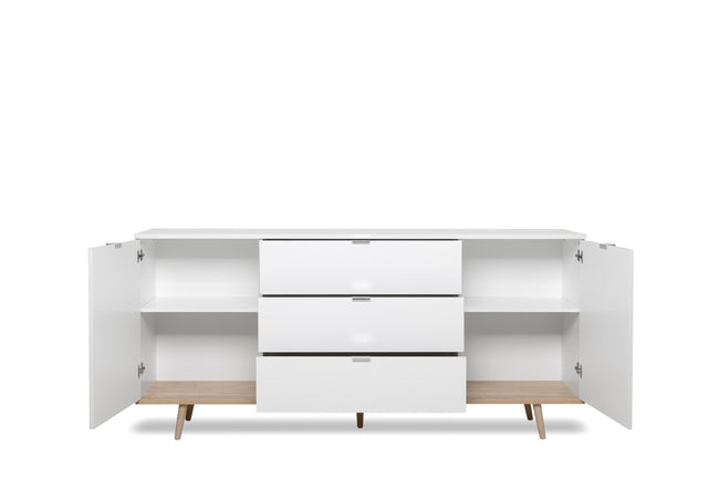 Sideboard "Bjarne" mit 2 Türen und 3 Schubkästen