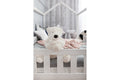 Kinderbett Hausbett "Kay" 100x200 Kiefer massiv weiß