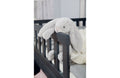 Kinderbett Hausbett "Kay" 90x200 Kiefer massiv Anthrazit Grau