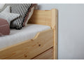 Doppelbett "Leni" 140x200 Kiefer massiv - mit Zusatzbett