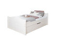 Doppelbett "Leni" 140x200 Kiefer massiv - mit Zusatzbett