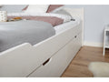Doppelbett "Leni" 140x200 Kiefer massiv - mit Zusatzbett